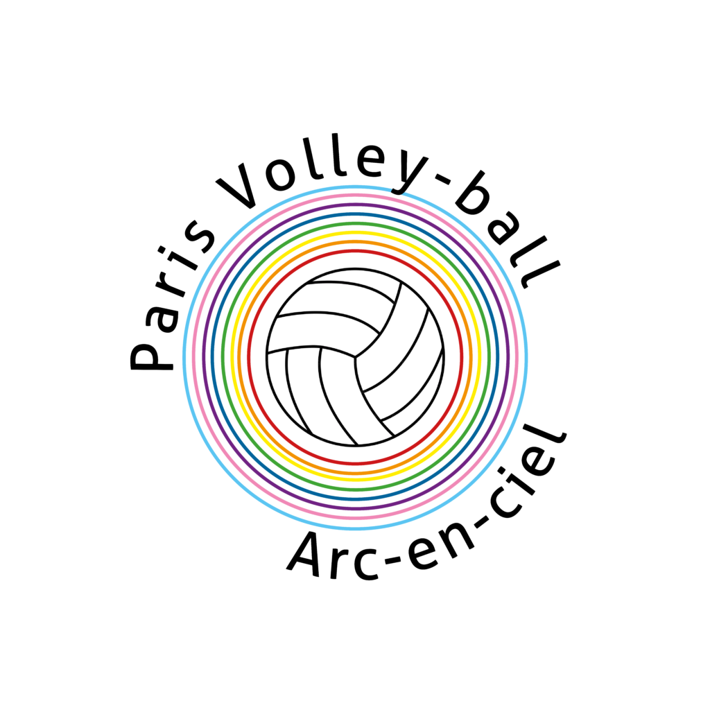 Paris Volley-ball Arc-en-ciel logo